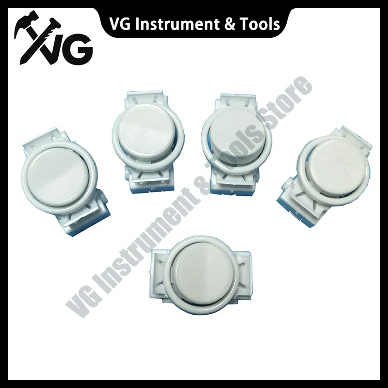 6 PCS OJ-336 Light Switches 250V Round Pushbutton Switch for Floor Lights Table Lamp Lighting Accessories,