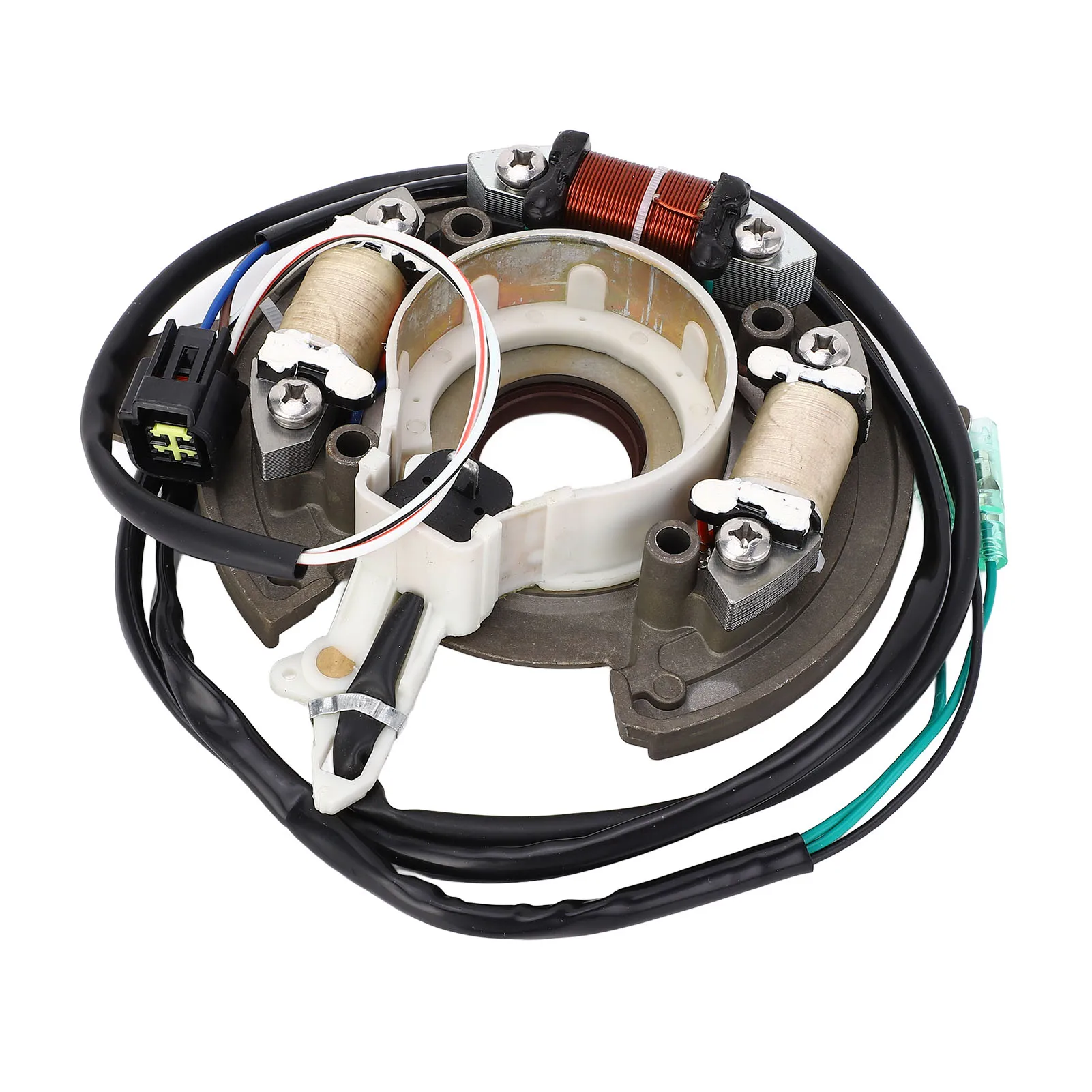 

Outboard Charge Lighting Coil 66T 85560 00 Stator Coil with Magneto Base