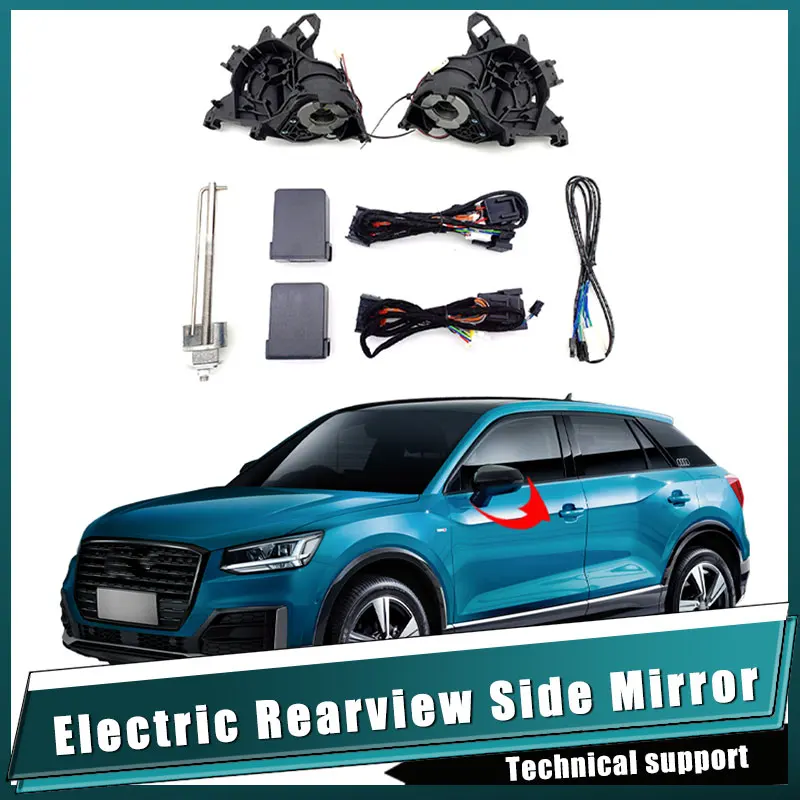 Auto Audi Q2 Intelligent Automatic Car Electric Rearview Side Mirror Folding System Kit Module