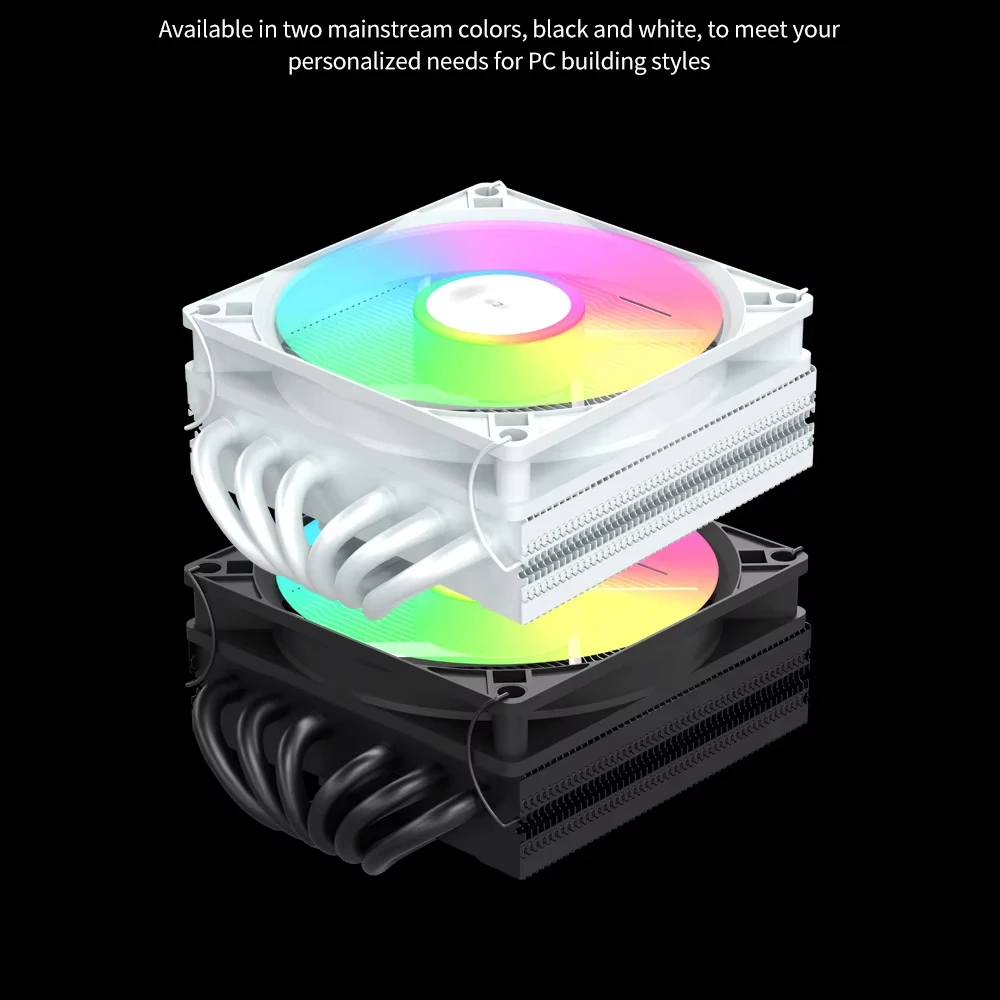 UPSIREN ITX90V6 X45 CPU Air Cooler 6 Heat Pipes 45mm Ultra‑Thin Downward Pressure ARGB Fan For Intel LGA1851 AMD AM5 AM4 - view 4