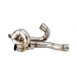 For Ducati Multistrada V4 2021 2022 V4S / Pikes Peak Escape Slip-on Motorcycle Exhaust Muffler Link Pipe