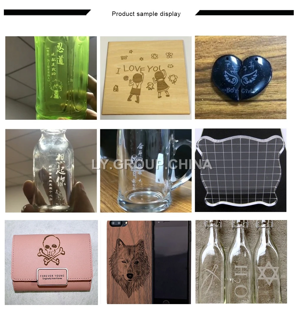 DAVI 40W 60W LY Radiofrequenza RF CO2 Macchina per marcatura laser per tubi metallici per legno non metallo Carta in pelle acrilica Marchio rapido