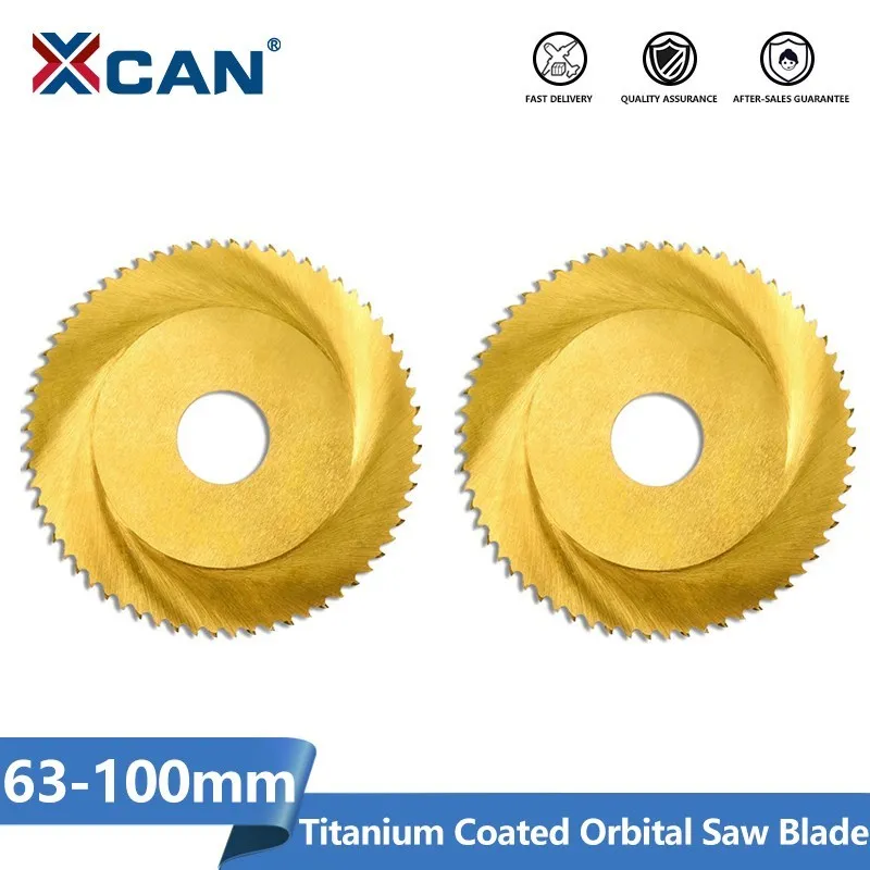 XCAN Circular Orbital Saw Blade 1pc 63mm/68mm/80mm  16mm Bore Stainless Steel Pipe Tube Cutting Saw Blade Cutting Disc