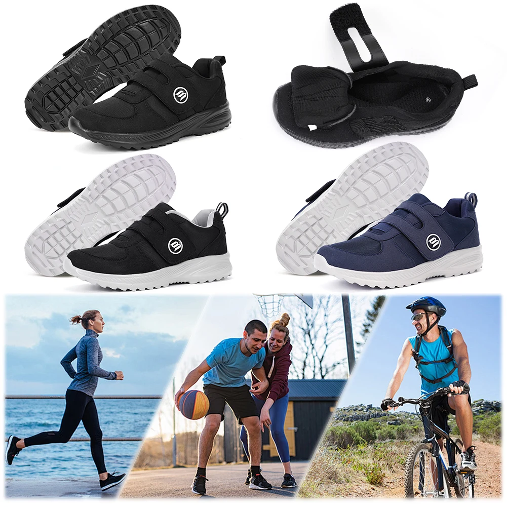 

Diabetic Shoes Wide Walking Shoes with Adjustable Closure Slip-On Orthopedic Shoes Lightweight Edema Sneakers for Swollen Feet