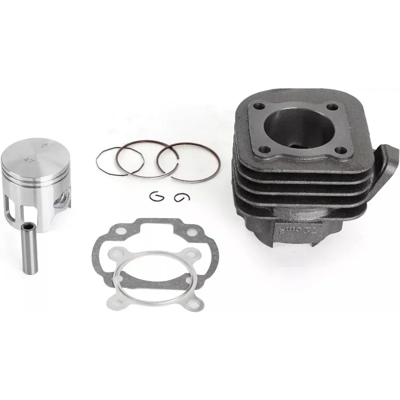 47mm Bore 70CC Cylinder Piston Ring Kit for 1E40QMB JOG50 KEEWAY Hurricane 50 ZIP 50 Stels Skif 50 2 Stroke Scooter Engine Parts