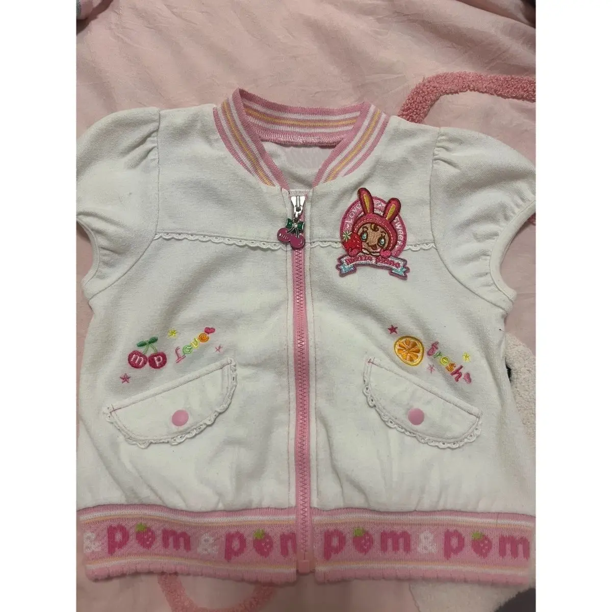 

Японское милое милое вышитое пальто для девочек, кардиган с короткими рукавами, топ, Ropa Mujer, футболки, 2021, женская куртка Y2k, новинка