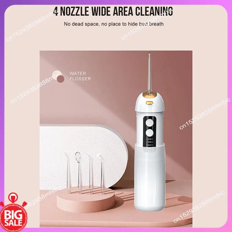 

Big Deal Water Flosser для зубов, портативный мини-flosser для воды, беспроводной очиститель для зубов с телескопическим резервуаром для воды