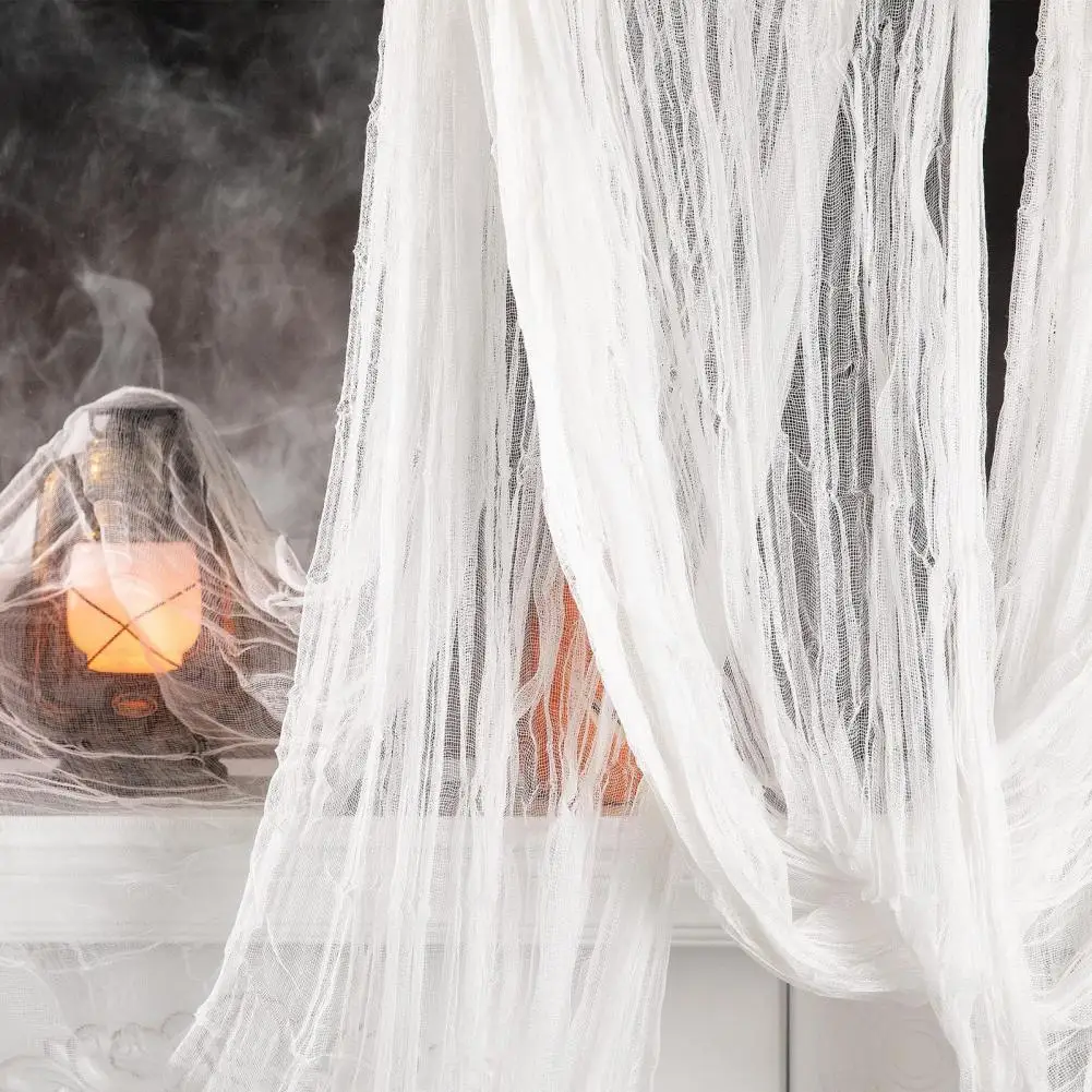 ديكور قماش هالوين مرعب قماش شاش مخيف ديكور بيت مسكون لحفلات الهالوين ديكور منزلي - 2