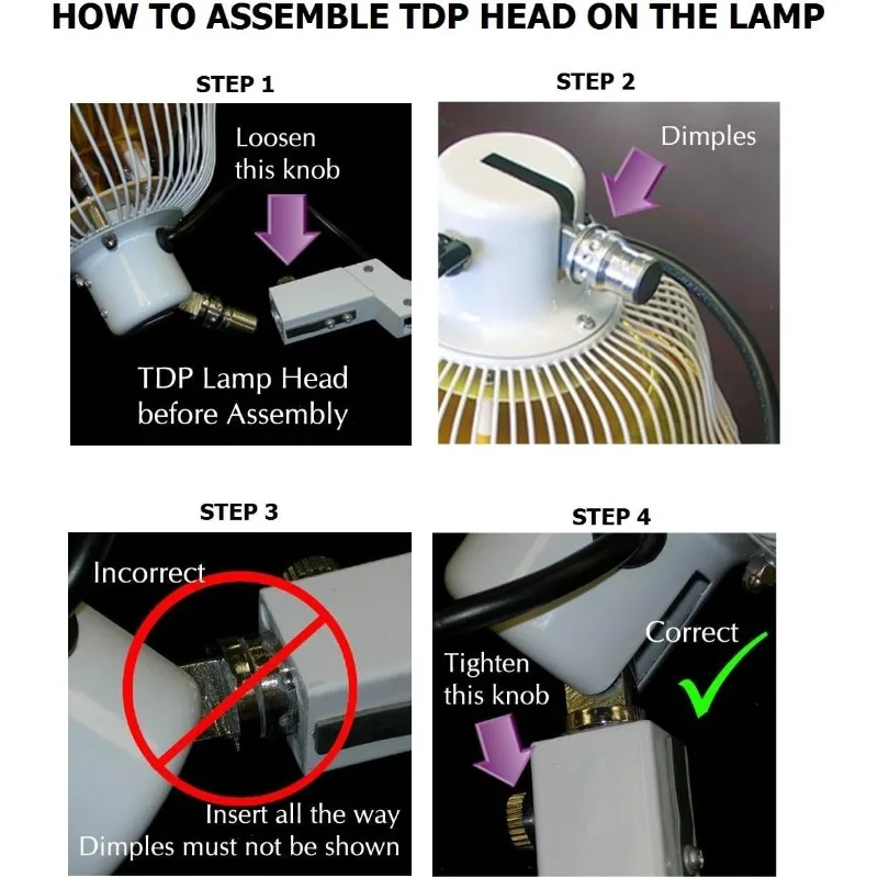 TDP مصباح حراري معدني بالأشعة تحت الحمراء البعيدة مع رأس كبير قابل للفصل 6.5 بوصة أحدث إصدار 9800 * نموذج أرضية