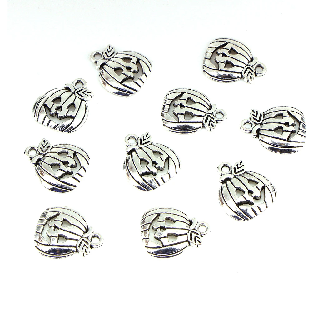 

10 Pcs Pumpkin Jewelry Accessories Creative Alloy Pendant Charm DIY Making Pendants Necklace Bracelet Earrings Jewelry Supplies