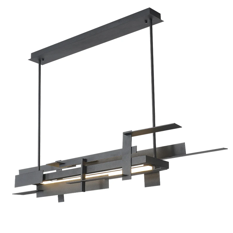 Modern restaurant LED industrial style pendant light, personalized living room light, designer bar decoration pendant light image 5