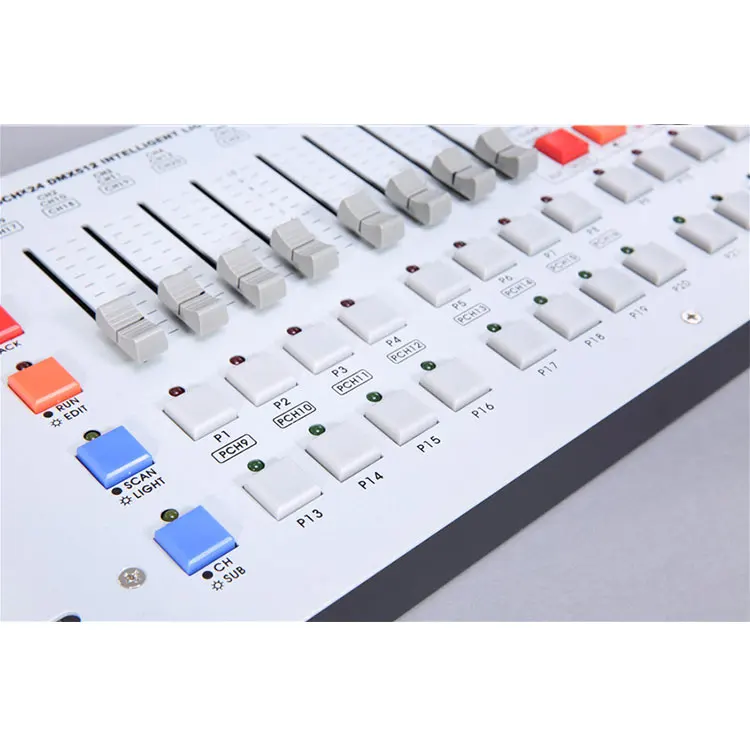 Kontroler oświetlenia scenicznego DMX 240 z wyświetlaczem LCD, konsola DJ