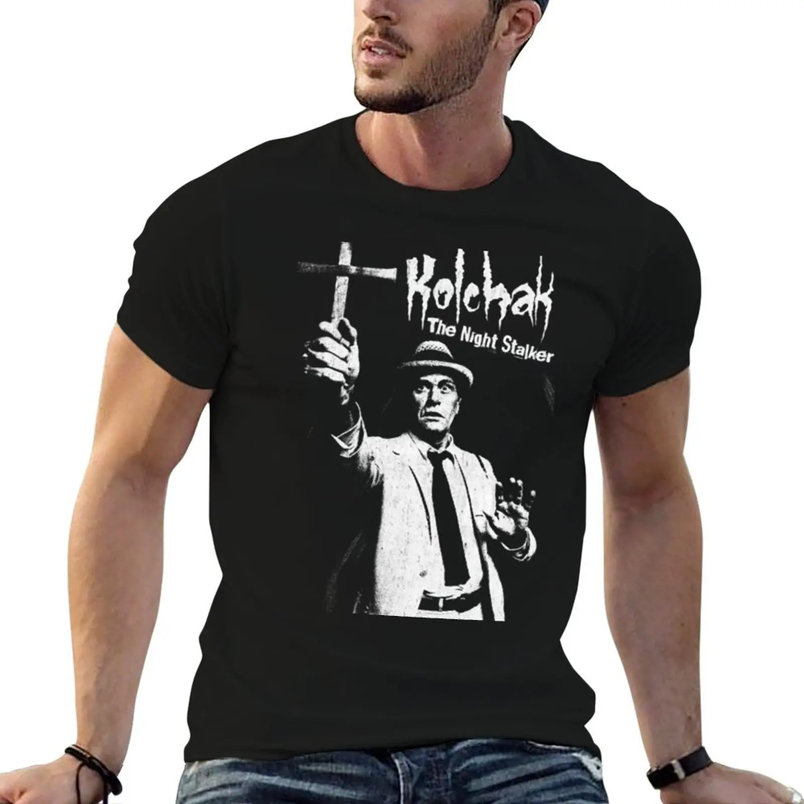 

Gargoyles meet Kolchak T-Shirt man t shirts for men men t shirt cotton 100% cotton t shirt man T-Shirt