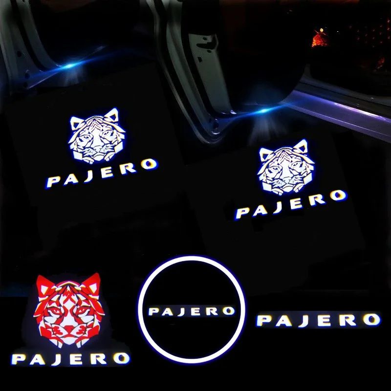 

Car Door Welcome Light Courtesy Laser Projector Ghost Shadow Lamp Decals for Mitsubishi Pajero V87 V93 V97 V80 2008-2020