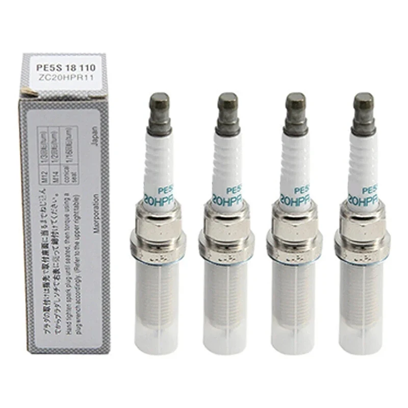 20Pcs PE5S-18-110 ZC20HPR11 High Quality Spark Plug For Mazda 3 6 CX-3 MX-5 Miata CX-5 Axela Demio TOYOTA Auris Auto Parts