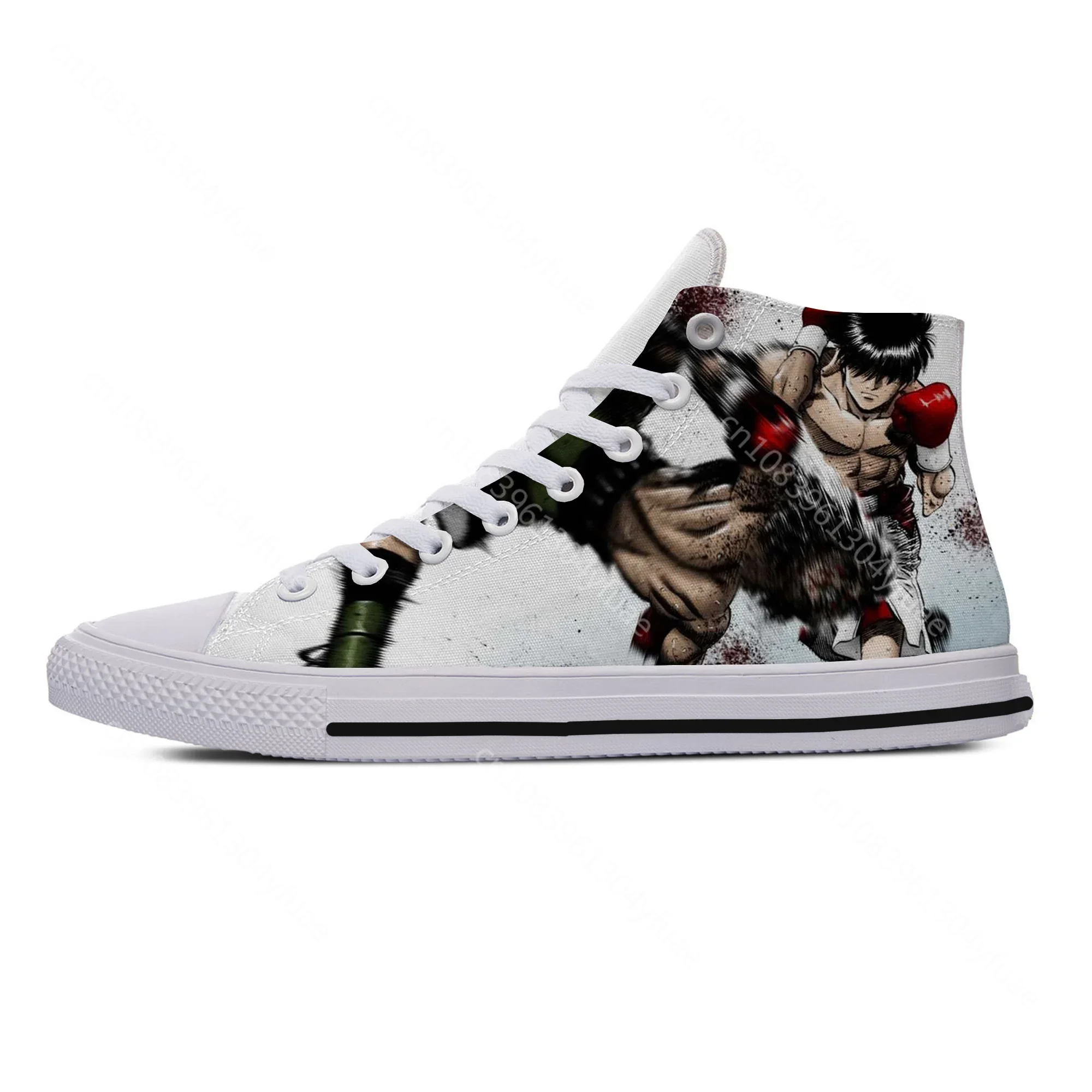 Hot Cool Women Men Japan Anime Hajime No Ippo Shoes Lightweight Leisure Comfortable Canvas Shoes High Help Classic Board Shoes