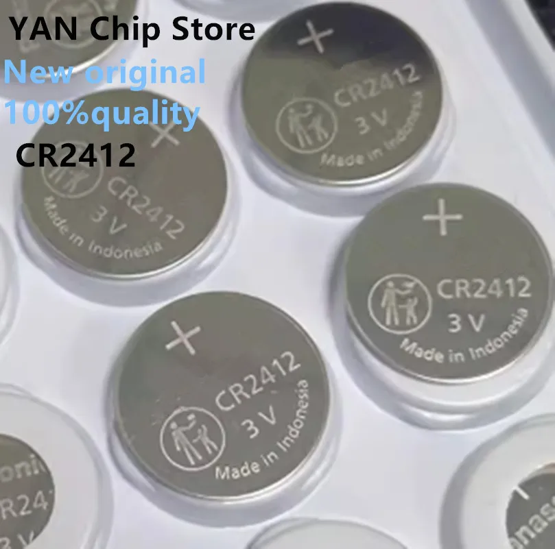 CR2412 3V 100% Original novo, 5pcs