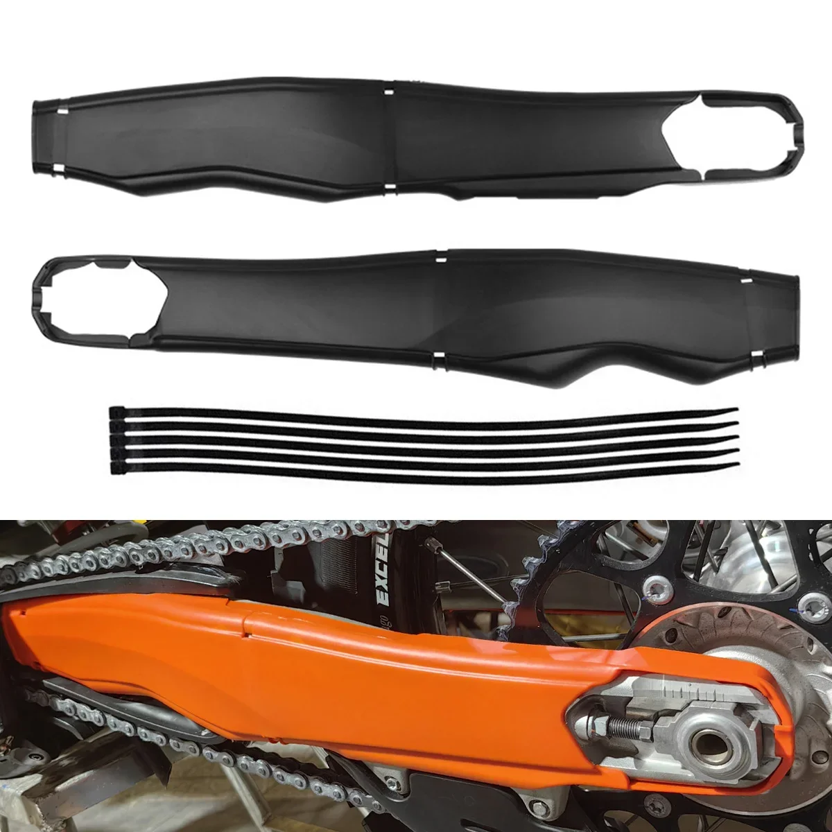 

Motorcycle NEW 2024 Swingarm Swing Arm Protector Cover For KTM SX SXF XC XCF 125 250 300 350 450 Enduro Dirt Pit Bike Parts