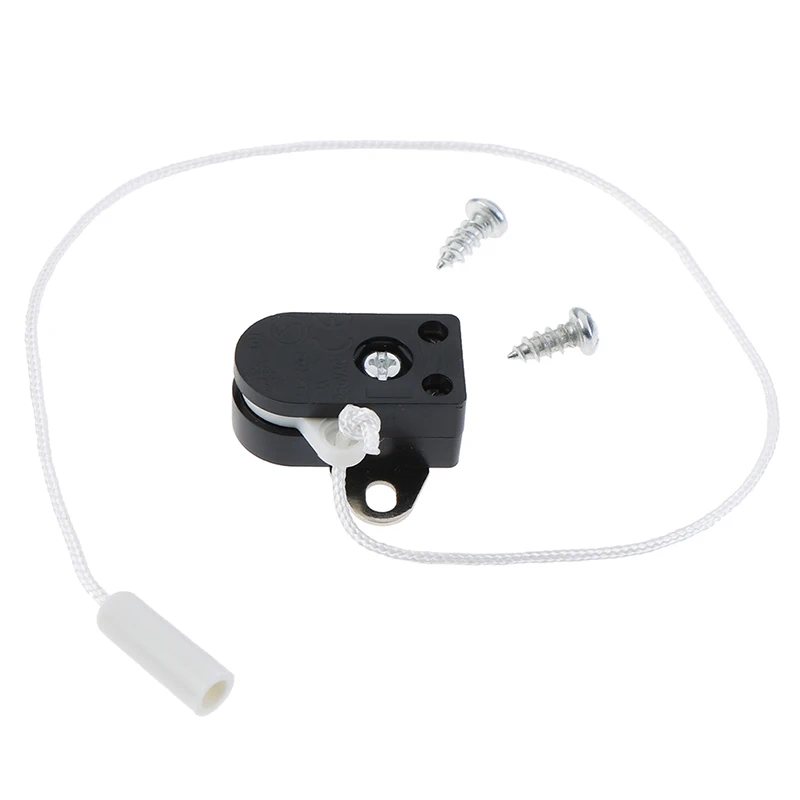 (Ce14)Lamp Pull Cord Mini Switch Pull Wire Switch Universal Pull Chain Cord For Ceiling Lamp Switch Replacement Tool Push Button