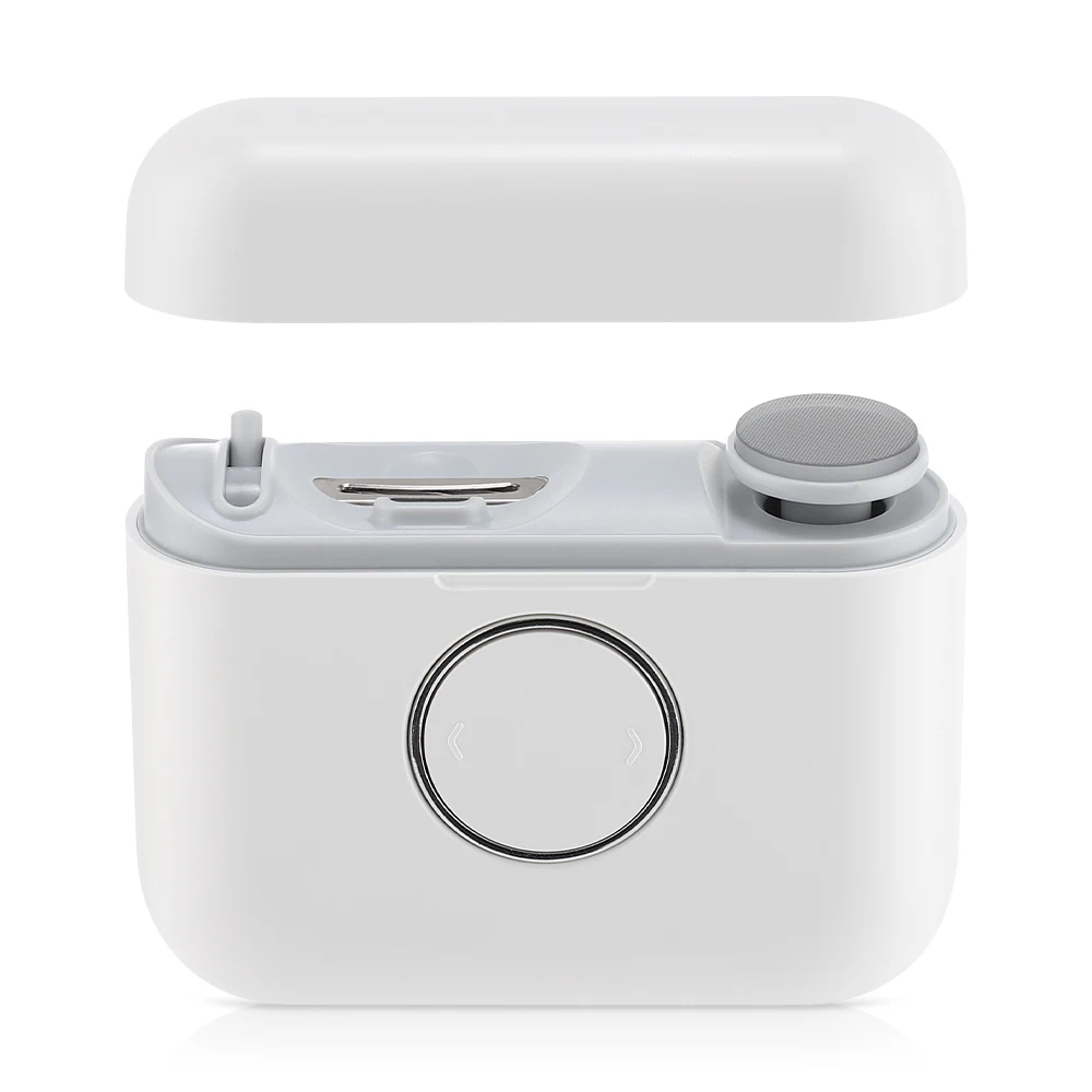 

Электрические ножницы для ногтей с двойным лезвием и подсветкой, триммер для обрезки и полировки ногтей на руках и ногах, для детей и взрослых