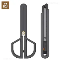 Xiaomi JIMIHOME 2pcs Scissors and Knife Mini Combo Set Adjustable Protective Sheath Precision DIY Safety Utility Tailor's Tools