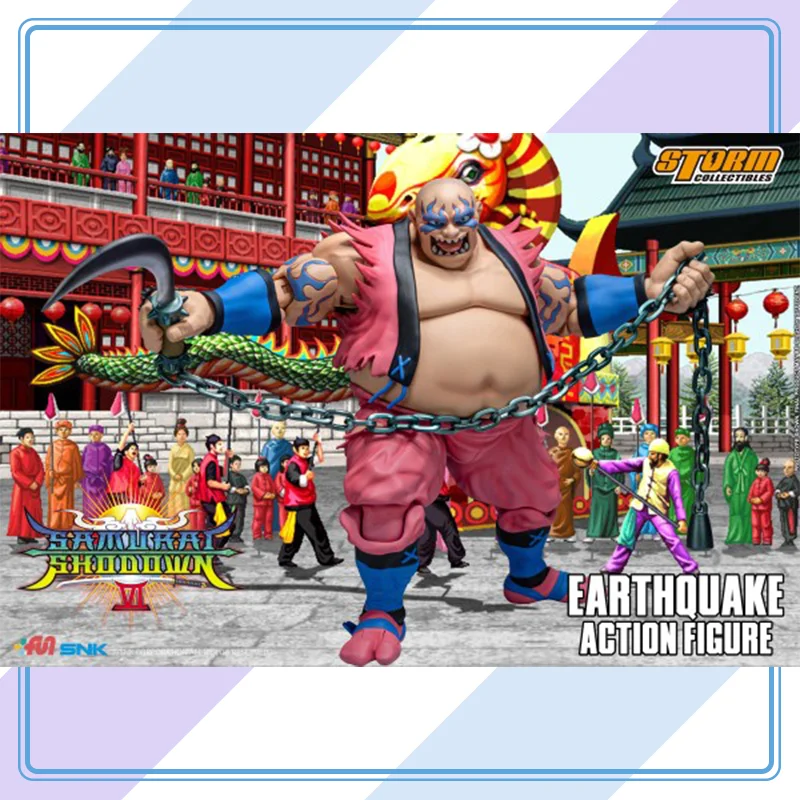 

【100%original】Storm in Stock EARTHQUAKE - SAMURA SHODOWN VI ACTION FIGURE Collection Series Model Cartoon Character Garage Kit