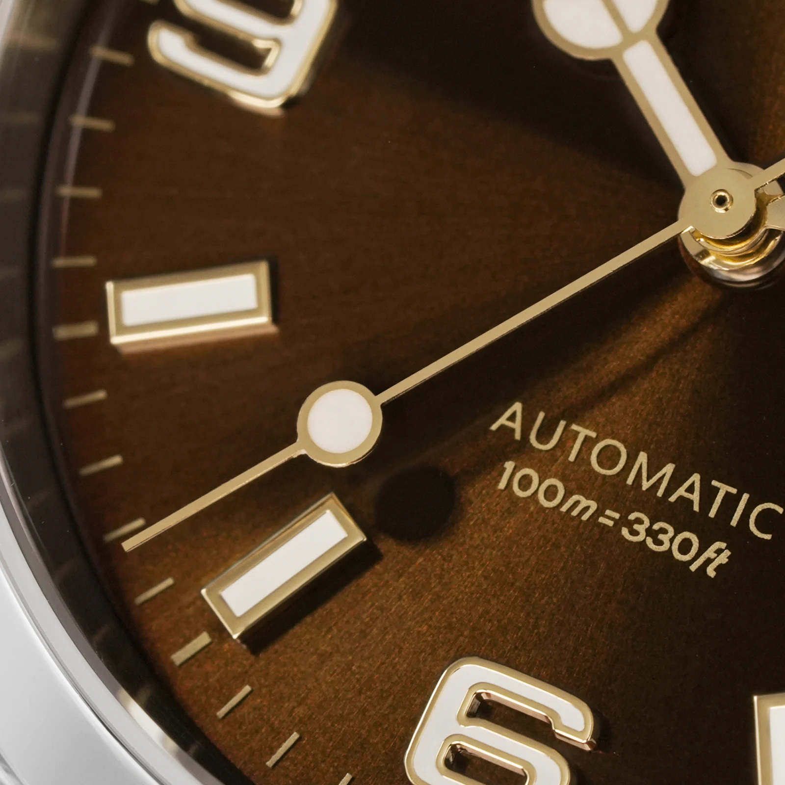 Watchdives wd6610 relógio de luxo miyota 9015 movimento relógio mecânico aço inoxidável 100m à prova dwaterproof água relógio de pulso safira