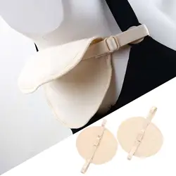 2Pcs Underarm Armpit Sweat Pads Washable Absorbing Guards Anti Odor Unflavored Absorbing Pads for Summer Dating Sweating Women