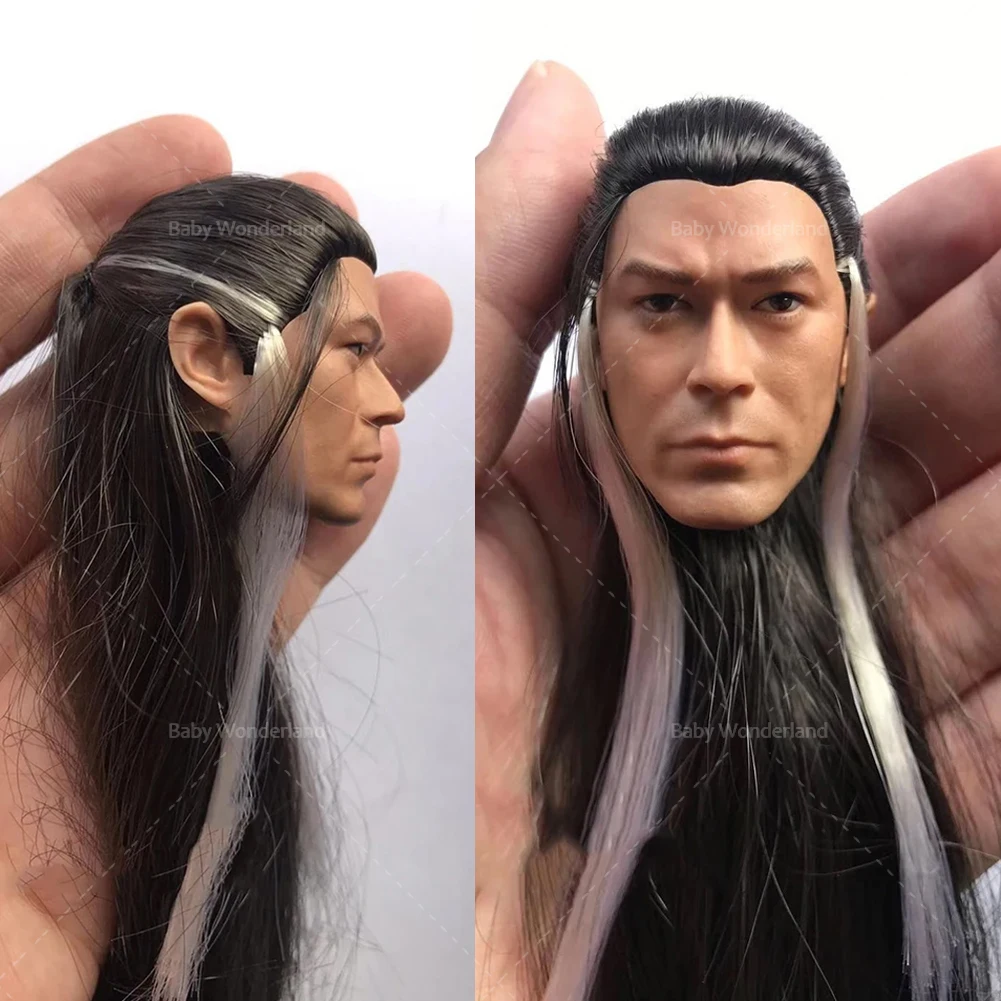

1/6 Long Haired Characters In Ancient Chinese Martial Arts YangGuo Head Carving Model Fit 12'' Male Soldier Action Figure Body