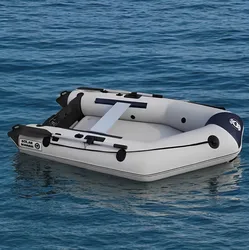 2.7M 8.8FT Air Deck Floor Portable PVC Inflatable Fishing Boat for Adult Surfing Kayak and Racing Boats for the Sea Accessories