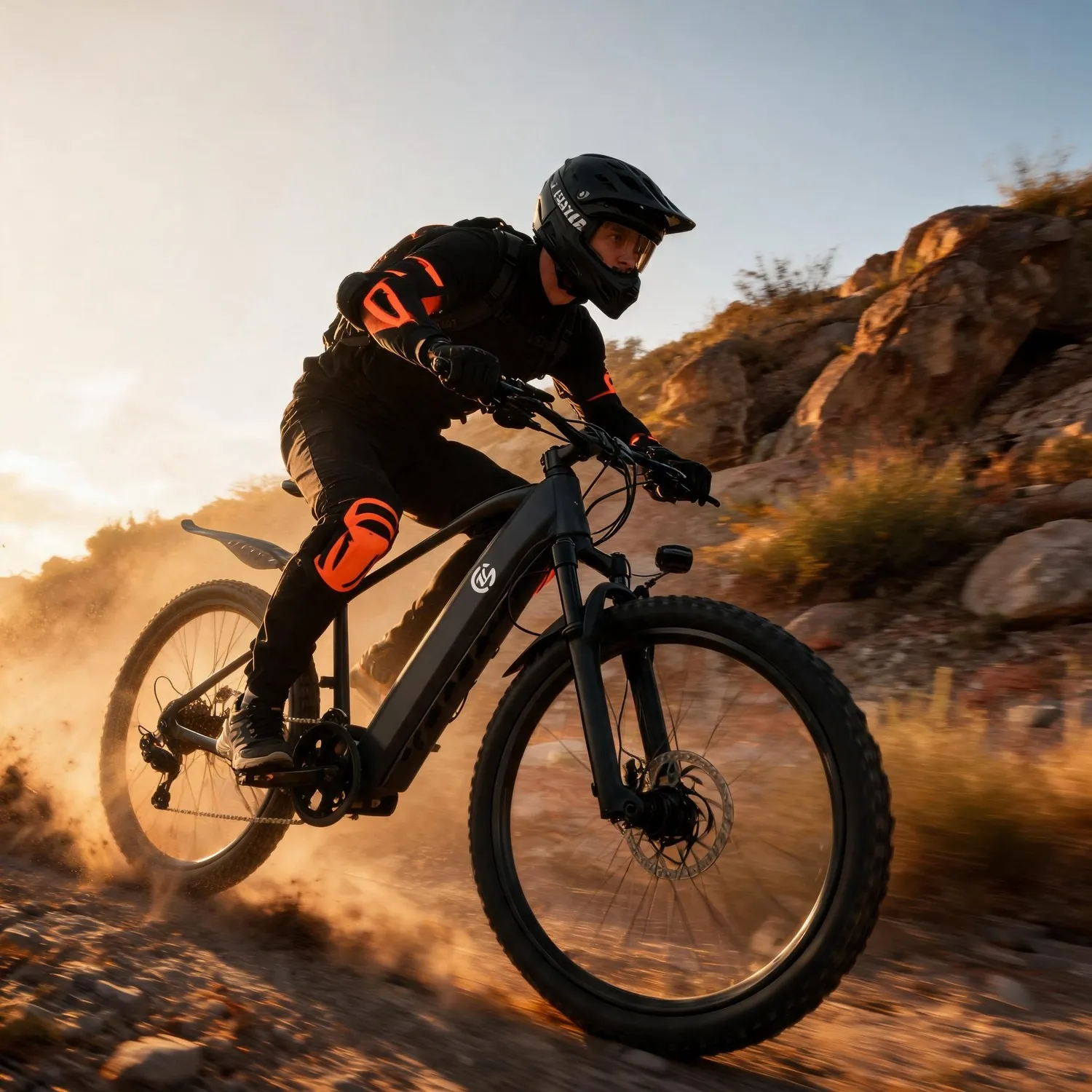 Road Trip Vacation 26 Inch Off Road All-Terrain Bike 500W Brushless Motor Max 44 Miles Long Range Top Speed 20MPH 30° Climbing Capacity Pedal Assist Mode 7-Speed Gear Dual Disc Brake, Cyber Monday Discount US Warehouse Free Shipping