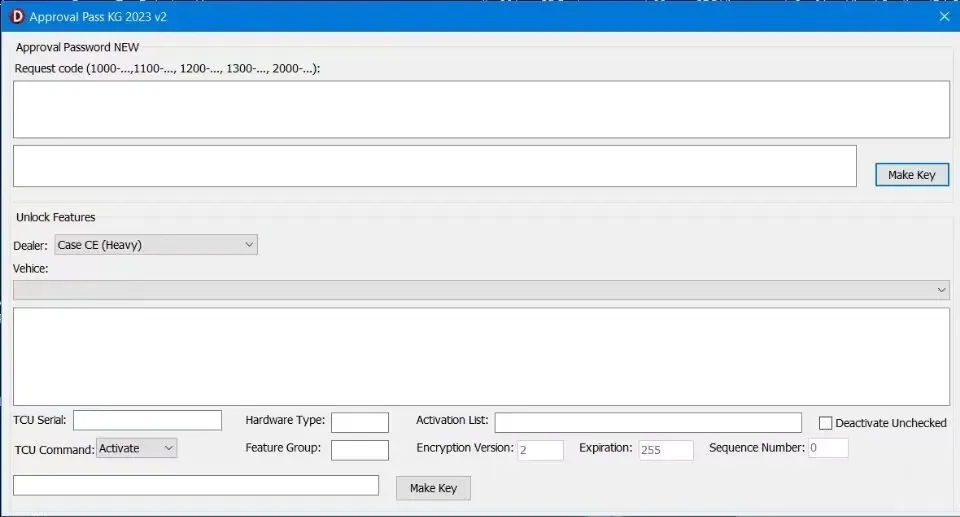 NEW EST APPROVAL PASSWORD GENERATOR 2023v2.3+With TCU Serial Unlock  For For cnh