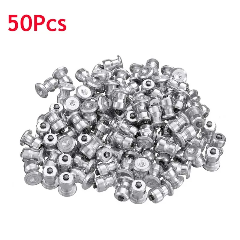 

50pcs Wheel Tire Spikes Metal Studs Lugs Screw Winter Snow Ice Anti-Slip For Car Motorcycle SUV ATV Truck