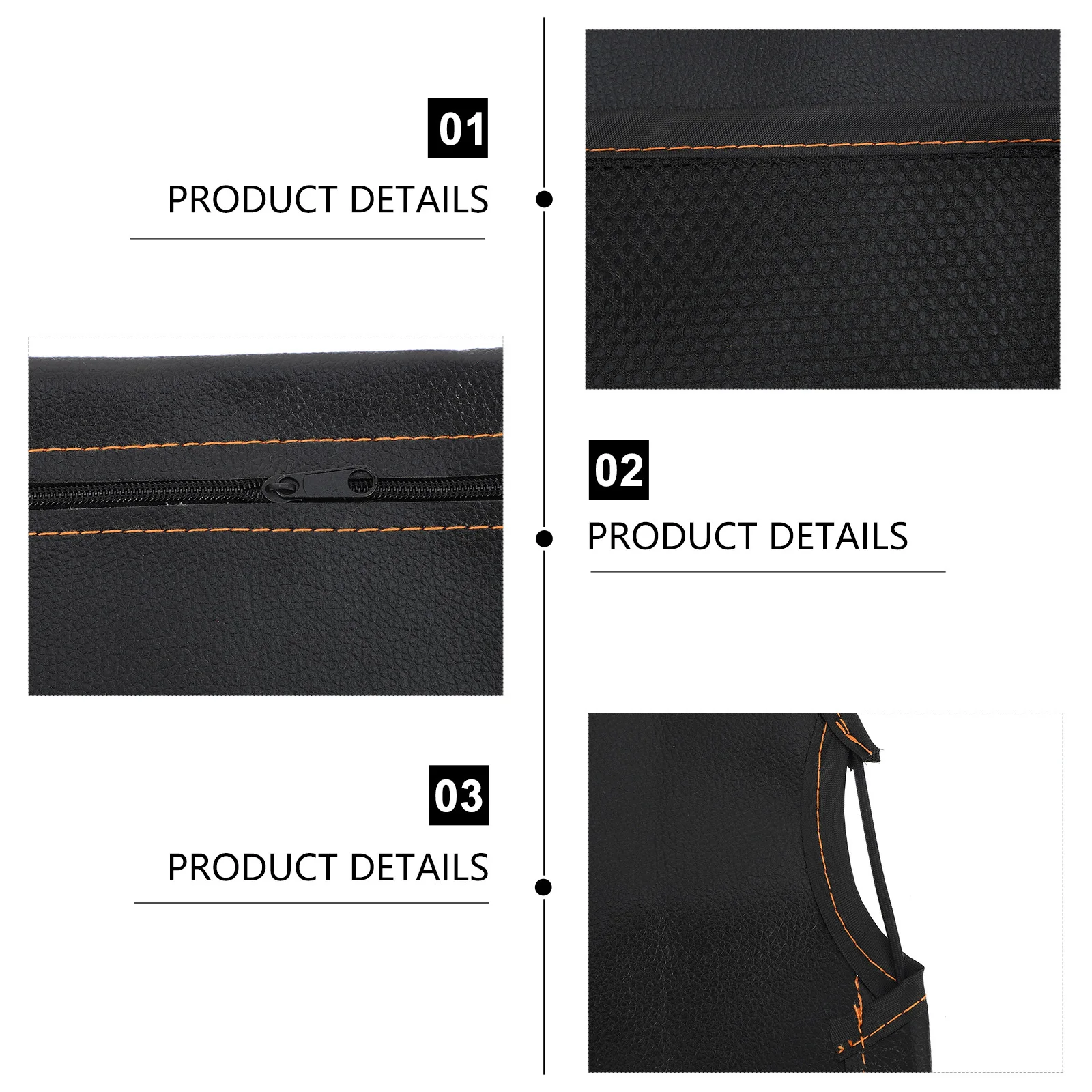 

1Pcs Scooter Seat Bag Premium PU Polyester Waterproof Rear Storage Bag for Electric Scooter Motorcycle Tail Pouch Saddle