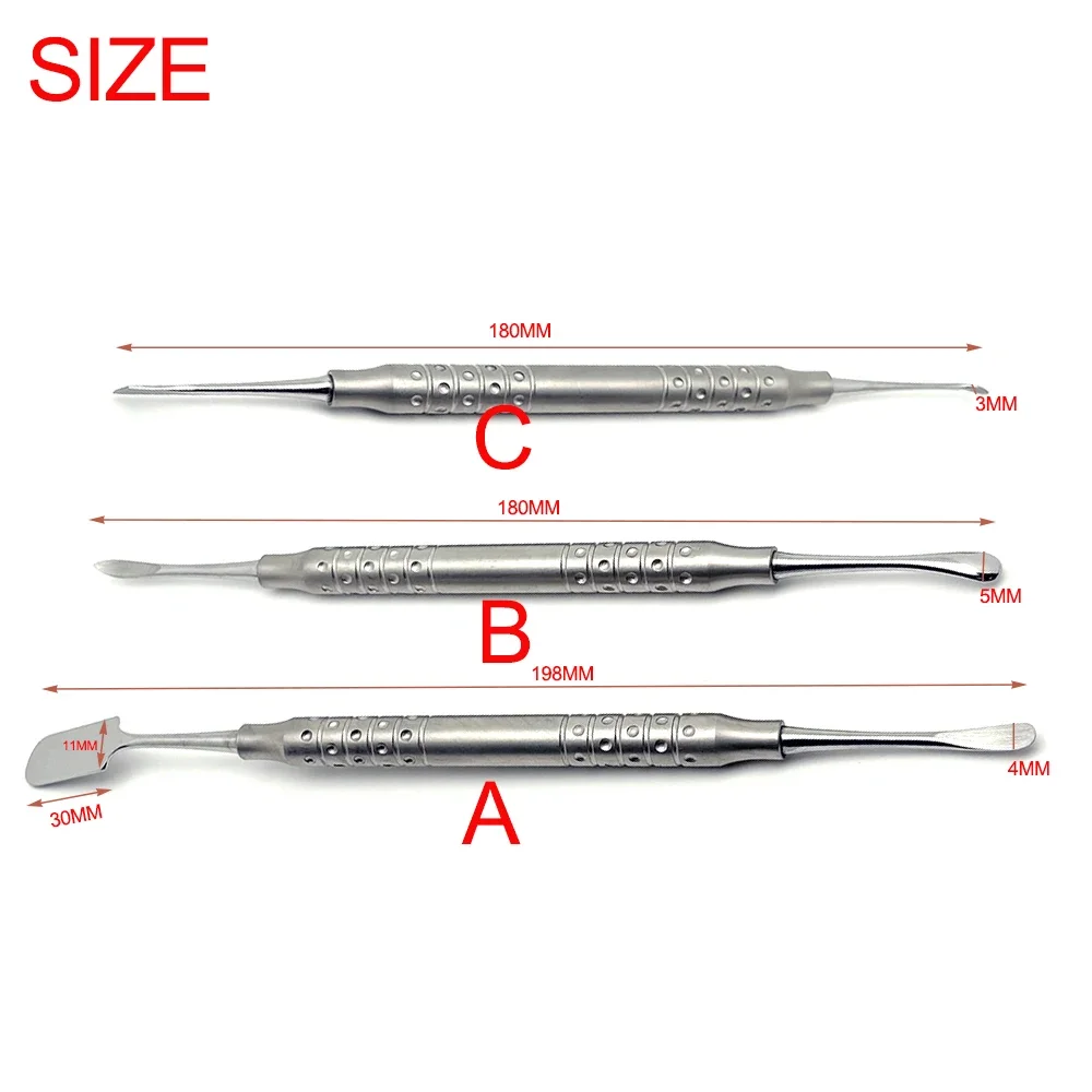 Dental Implant Periosteal Elevator Double Ends Retractor Separator Sinus Lift Tool Bone Graft Surgery Instruments - Image 3