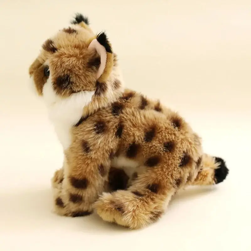 25 cm Levensechte Felidae Lynx Knuffel Wildlife Lynx Pop Knuffel Fotografie Props Dierentuin Souvenirs Wildlife Liefhebber Verzamelen
