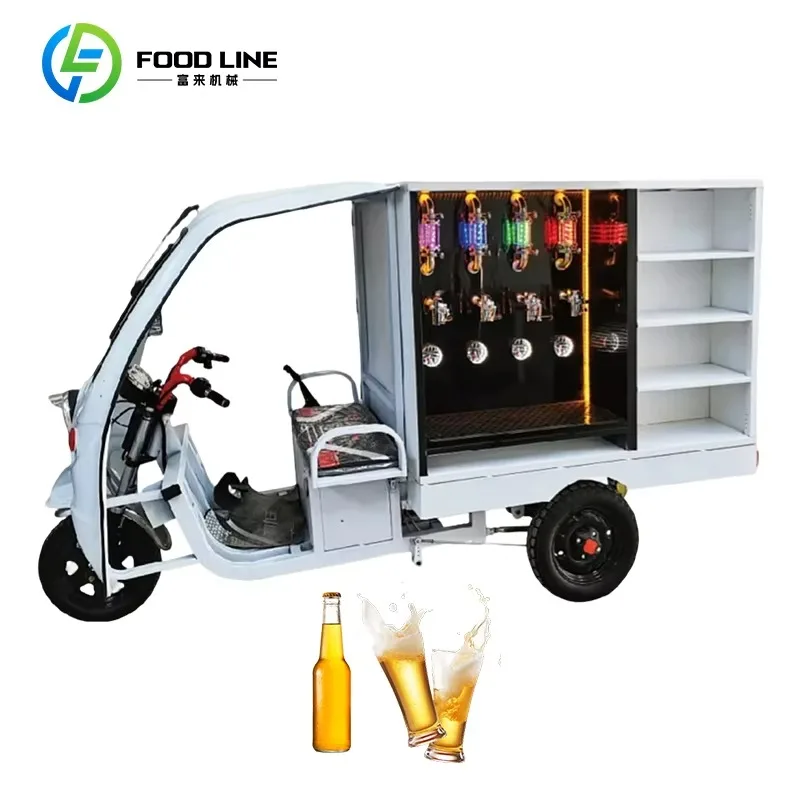 Custom New Design Metal Base Beer Tower Draft Beer Dispensing System 8 Taps Commercial Beer Distribution Machine For Bar Pub