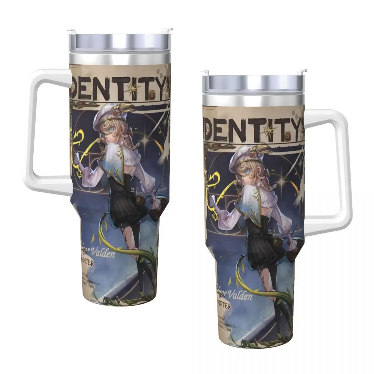 

Identity Vs Tumbler Персонаж Горячие напитки Бутылка для воды Герметичная кофейная кружка из нержавеющей стали Пользовательские пляжные кружки Чашка
