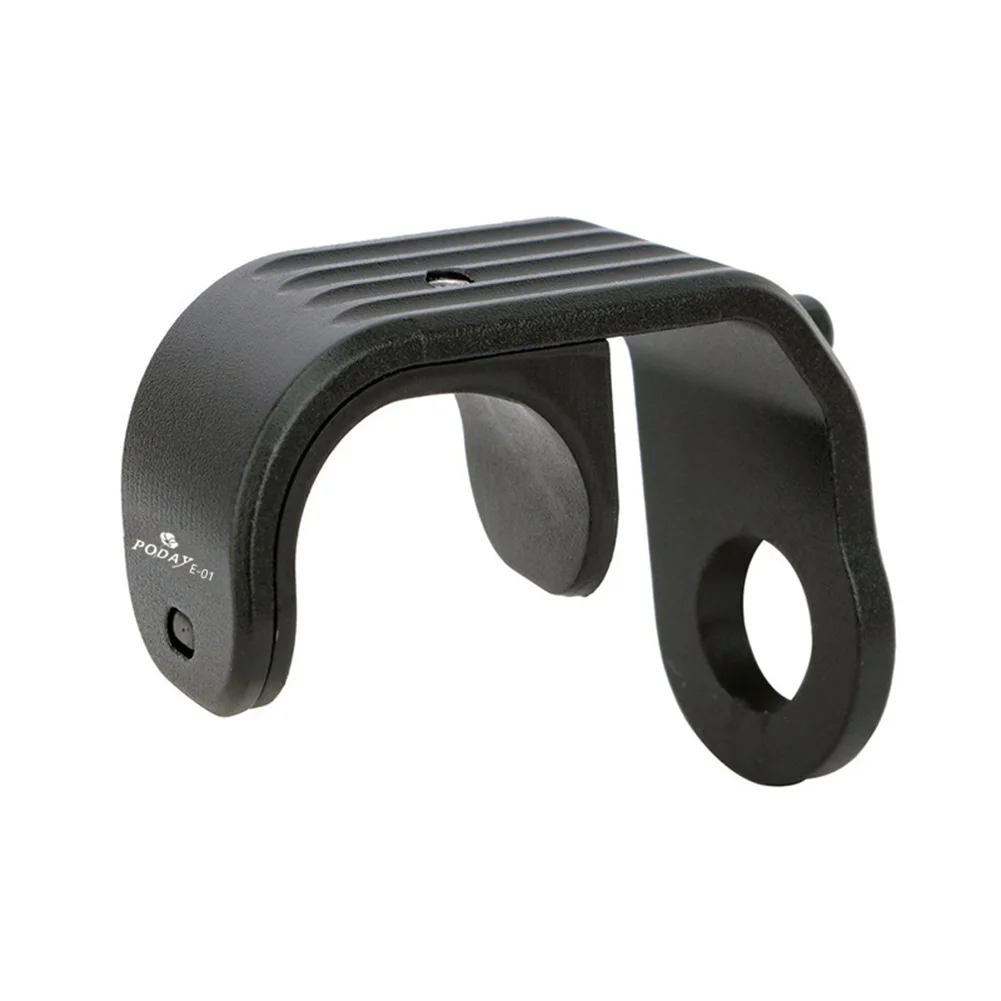 Lightweight CNC Machined Front Fork Hook for Folding Bicycles with Frame-Safe Rubber Grip and Fold-Stabilizing Angular Profile