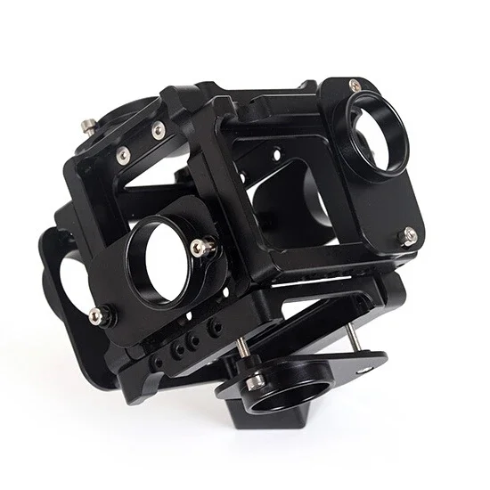 FF-1p8 360/720 Degree VR Full frame shoot FPV Panoram Imaging Video Recorder 6pcs gopro camera holder cage for gopro hero 4/3+