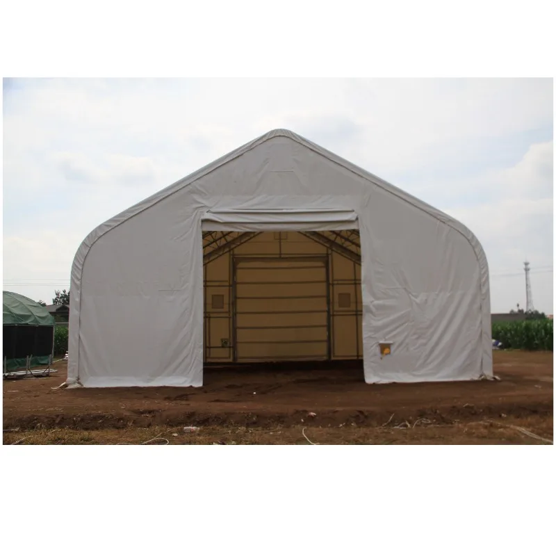 40x80ft Heavy   Double Truss Waterproof PVC Fabric Coated Steel Metal Frame Outdoor Warehouse Canopy Shelter