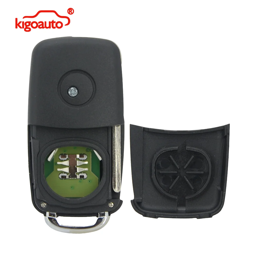 KIGOAUTO 3D0959753 AA Fernbedienungsschlüssel/Keyless-Go-Schlüssel 3 Tasten 434Mhz für VW Touareg Phaeton 2002-2009 3D0959753AK/3D0959753AM/3D0959753P – Detail 5