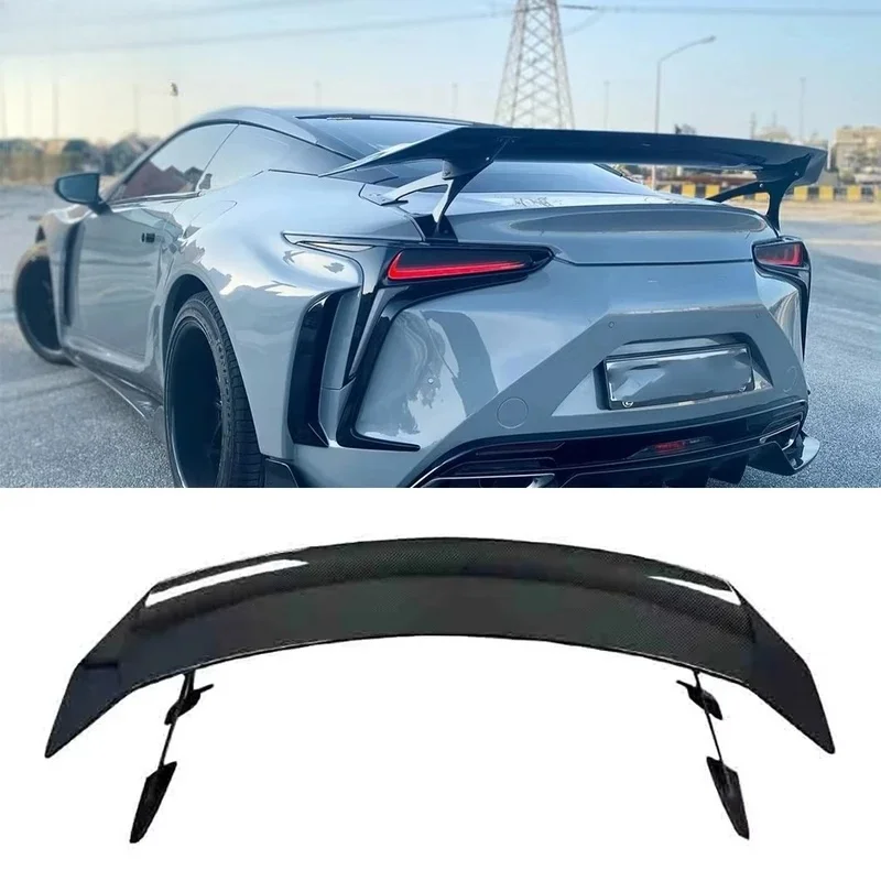 High Quality ART‑Style Dry Carbon Fiber Rear Wing Upgraded Body Kit
