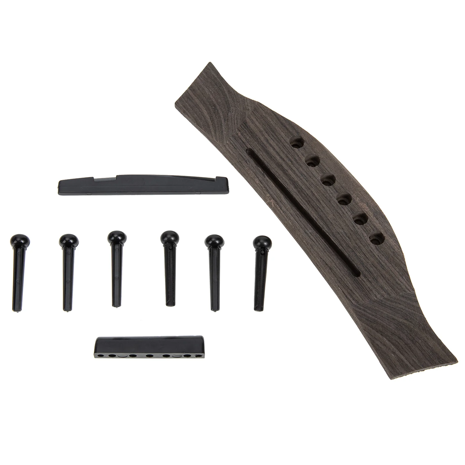 

Guitar Bridge Pins Saddle String Holder Replacement Part Accessories Abs Wood Adjustable Durable Guitar Parts Repair Kits