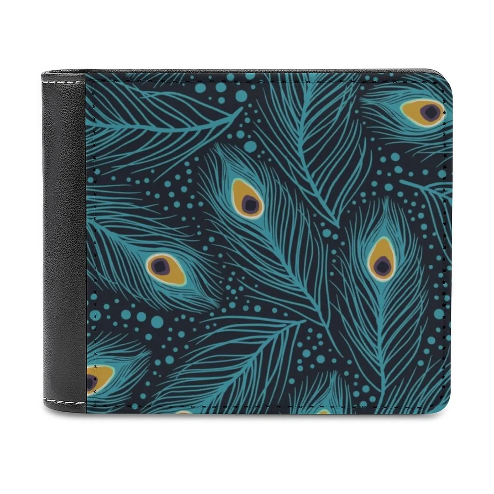 

Feather Fantasy. Peacock Feathers Fashion Credit Card Wallet Leather Wallets Personalized Wallets For Men And Women Feathers