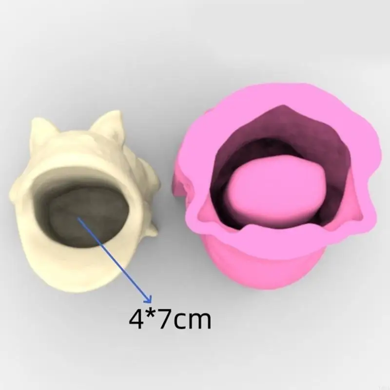 

Y88A Home Decors Silicone Mould Frogs for Succulent Plant Pots and Pen Holders
