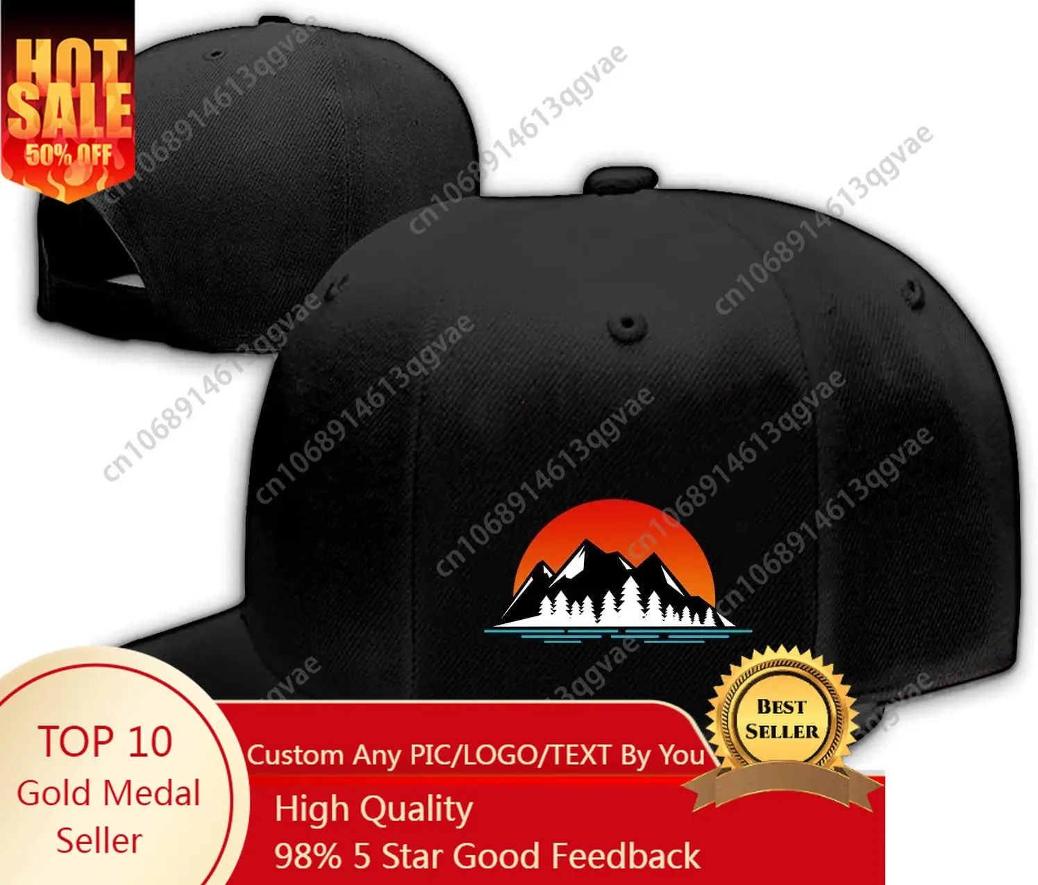 

Flat Bill Hats for Men Womens Black Baseball Caps Mens Snapback Hats Flat Brim Snap Backpack Hat for Boy Fitted Hiking Hat