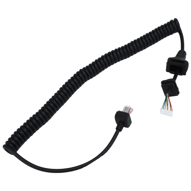 Cable de micrófono N82R 6X HM-152 para ICOM HM152 IC F121/S IC F221/S Cable de repuesto