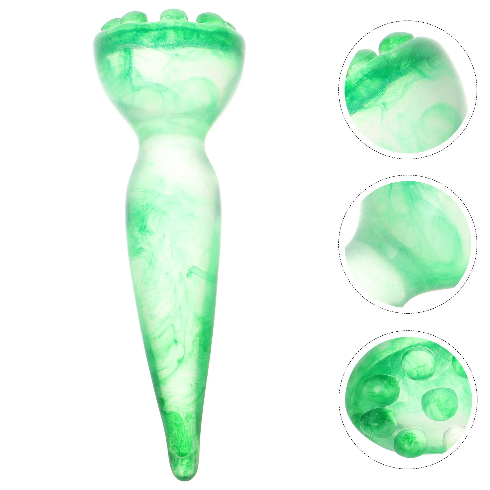 

Facial Massage Wand Pink Resin Lotus Pod Shaped Gua Sha Stick For Face Eyes Feet Acupressure Therapy Body Relaxation Tool