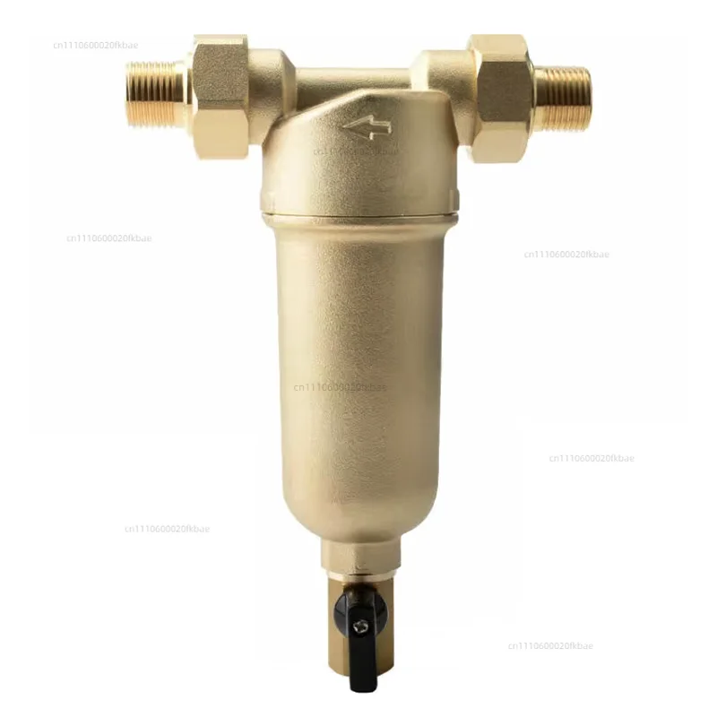 Household  Full Copper Pre-Filter Backwash Tap Water Floor Heating Pipe High Temperature Hot Water Purifier To Remove Scale